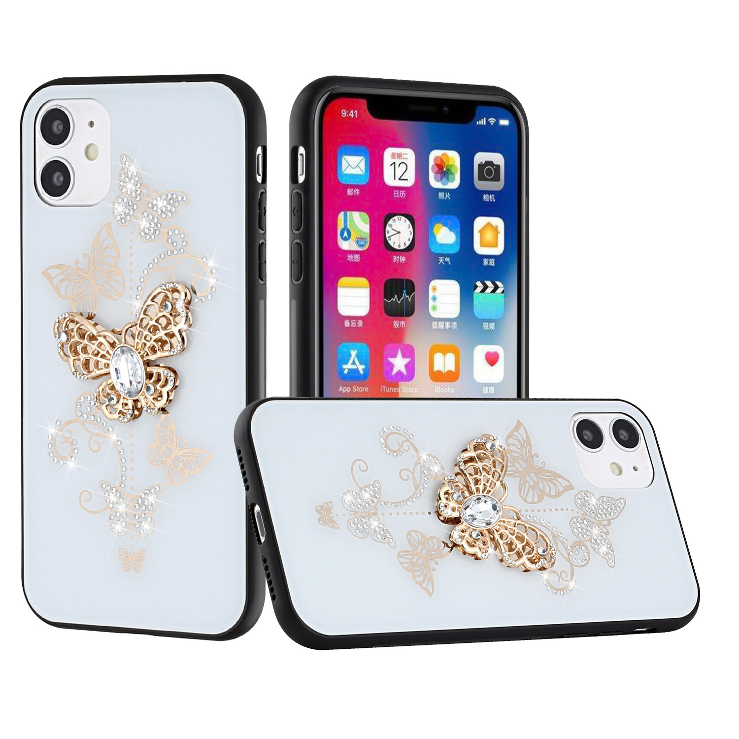 For Google Pixel 7/ 7 Pro Diamonds Bling 3D Hybrid Ring Stand Fashion Case Cover - Picture 25 of 46