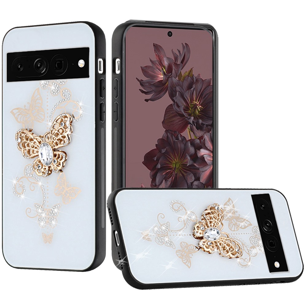For Google Pixel 7/ 7 Pro Diamonds Bling 3D Hybrid Ring Stand Fashion Case Cover - Picture 20 of 46
