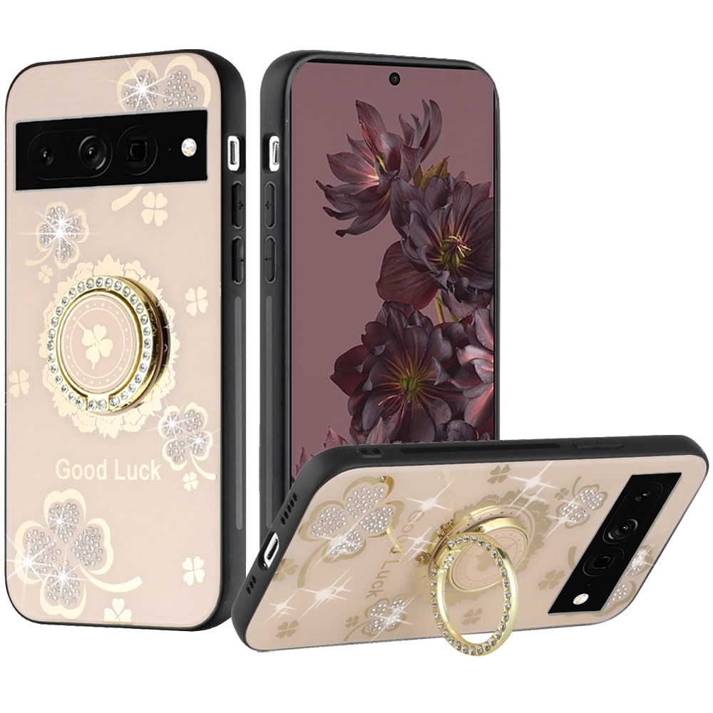 For Google Pixel 7/ 7 Pro Diamonds Bling 3D Hybrid Ring Stand Fashion Case Cover - Picture 26 of 46