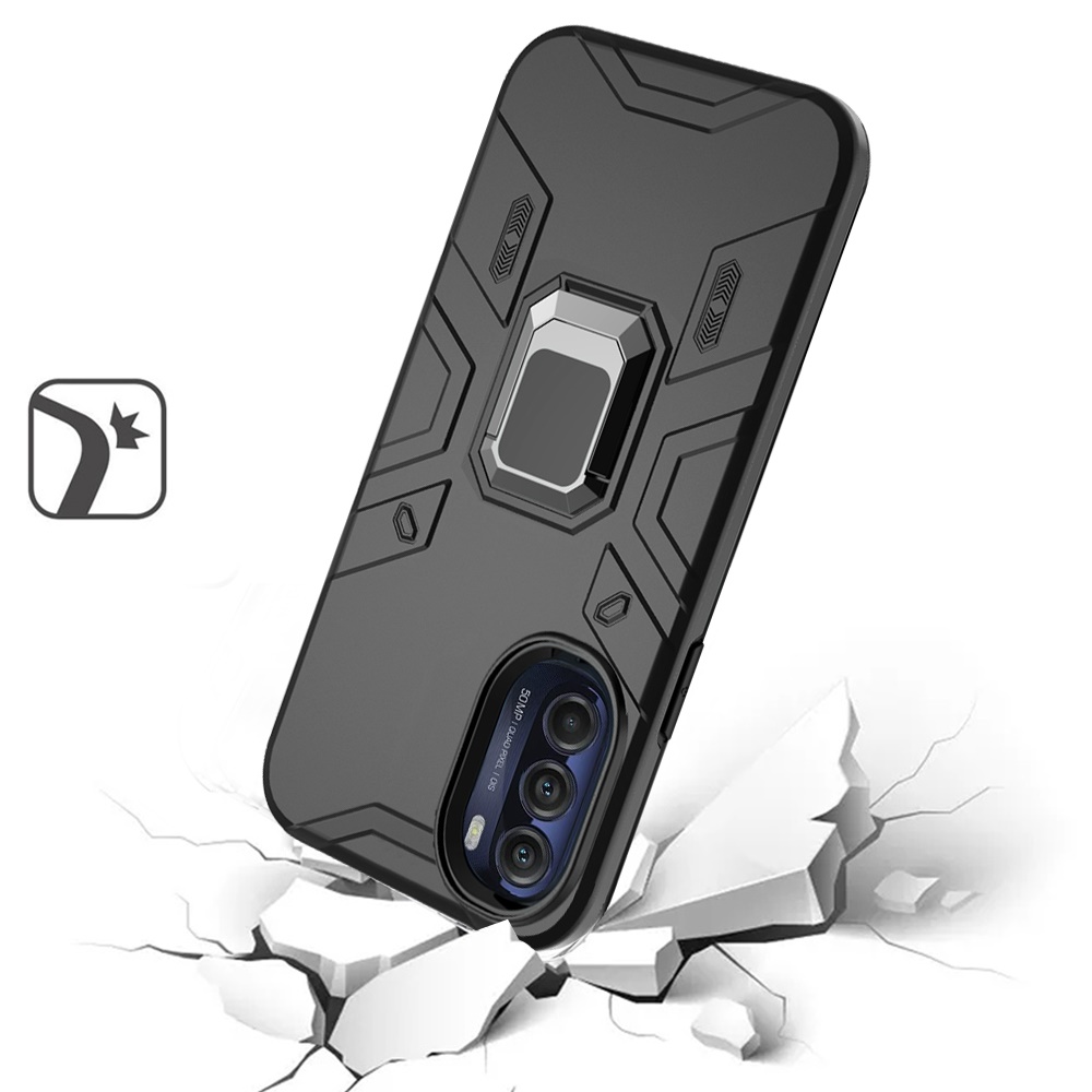 For Apple iPhone 11 6.1" Slim Rugged Hybrid with Magnetic Ring Stand Case Cover - Picture 14 of 32