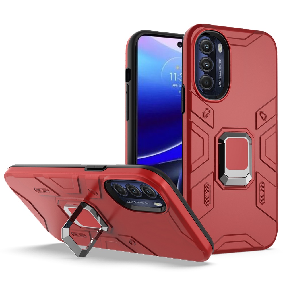 For Apple iPhone 11 6.1" Slim Rugged Hybrid with Magnetic Ring Stand Case Cover - Picture 31 of 32