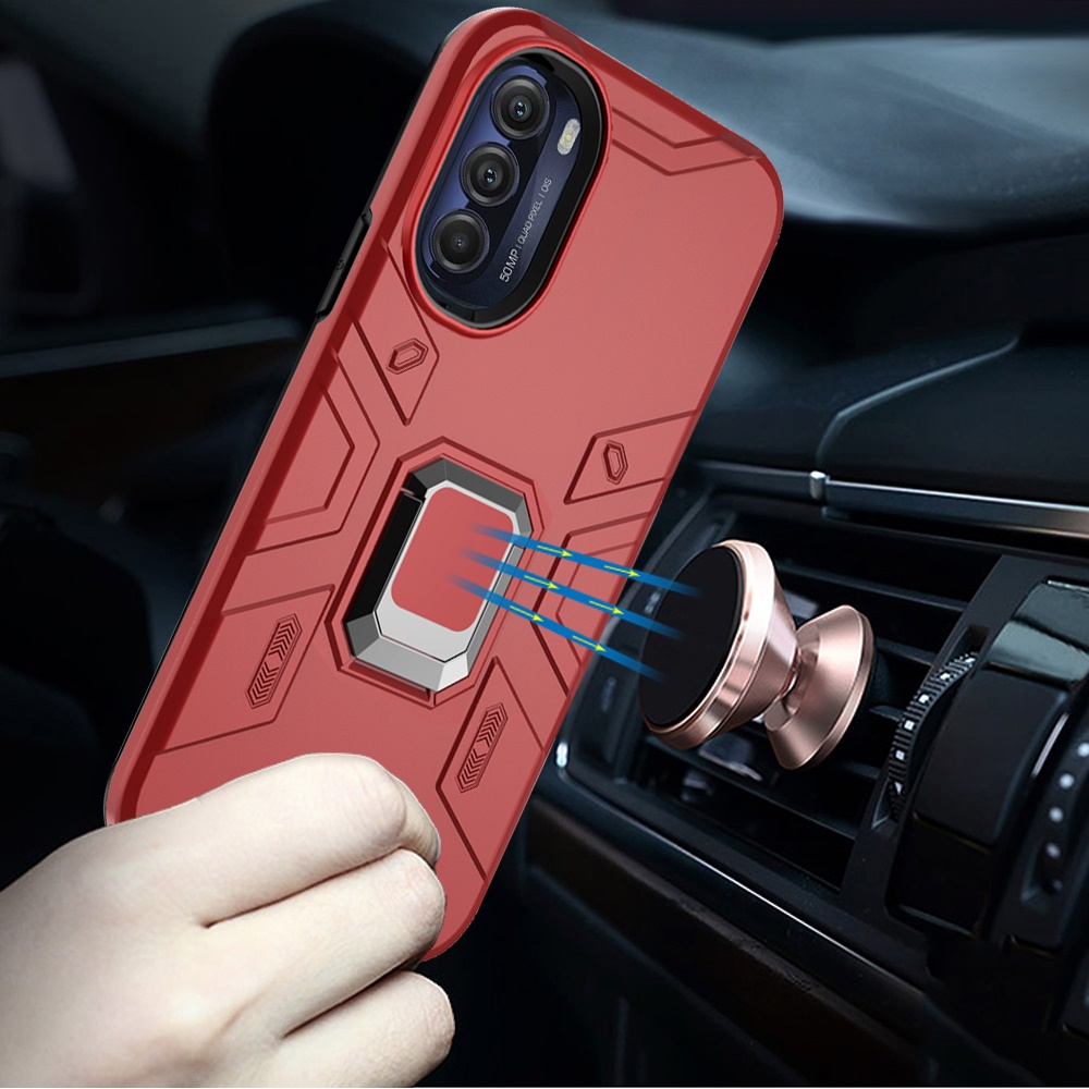 For Apple iPhone 11 6.1" Slim Rugged Hybrid with Magnetic Ring Stand Case Cover - Picture 32 of 32