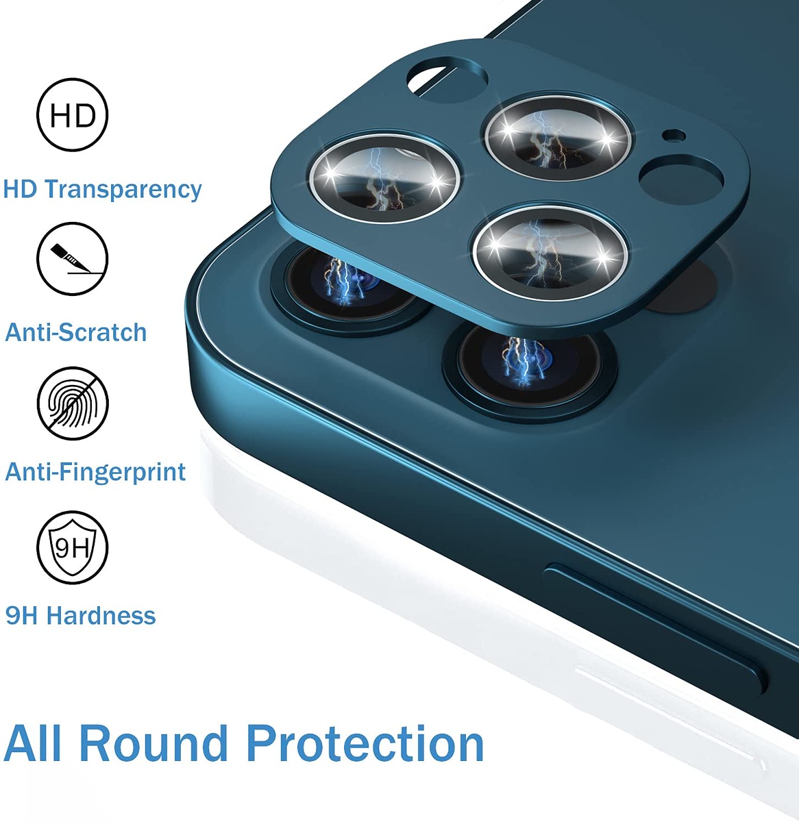 For Apple iPhone 11 /11 Pro Max Camera Lens Protector Back Tempered Glass Camera - Picture 23 of 38