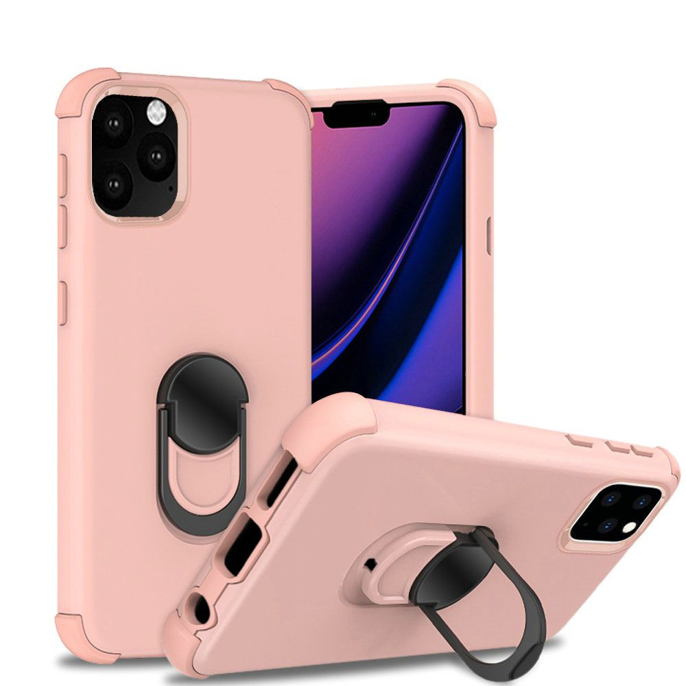 Custodia ad anello per Apple iPhone 11 Pro supporto ibrido tufo armatura TPU cover protettiva - Foto 25 di 30