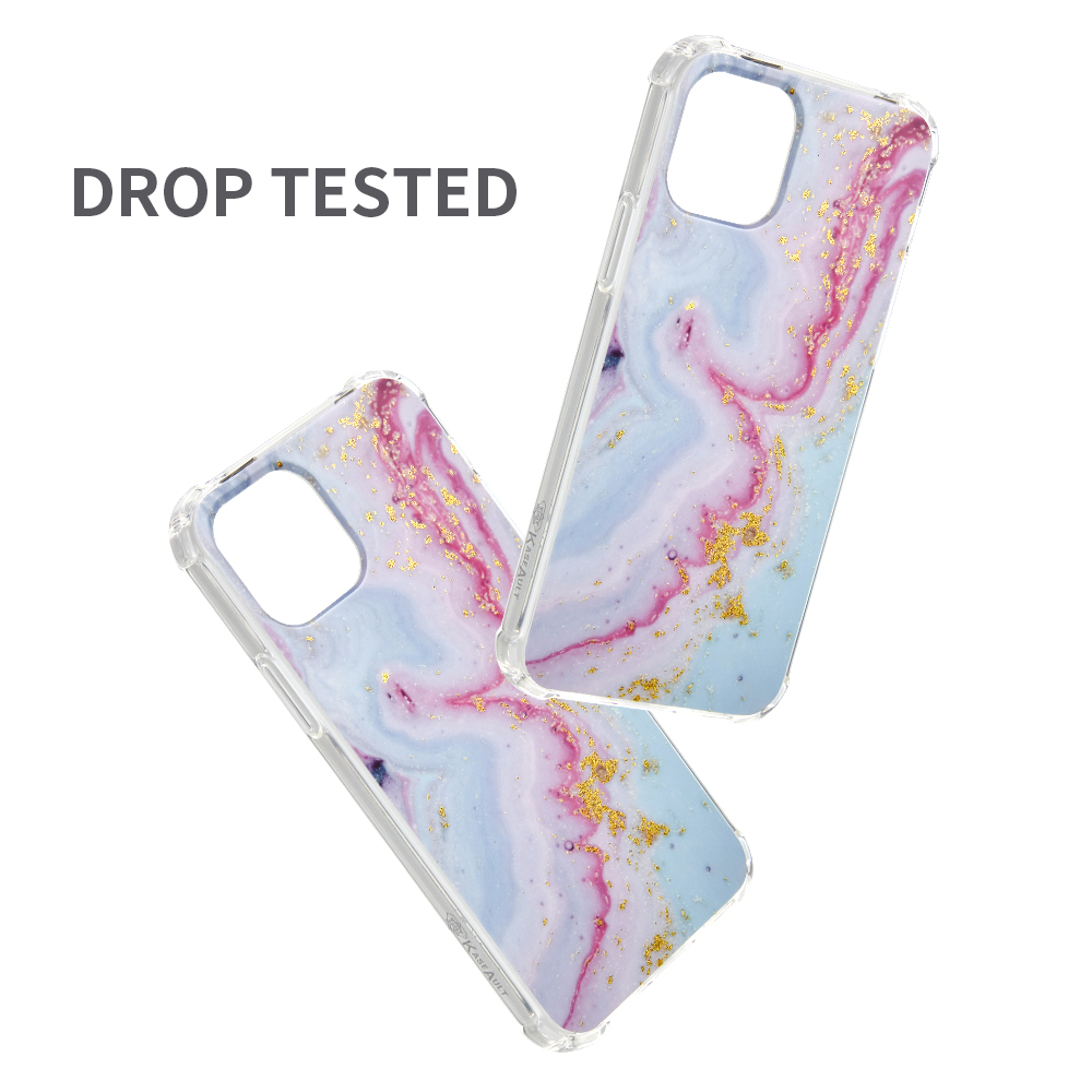Funda protectora híbrida transparente de poliuretano termoplástico transparente con diseño de mármol brillante para Apple iPhone 12 /Pro Max - Imagen 11 de 28