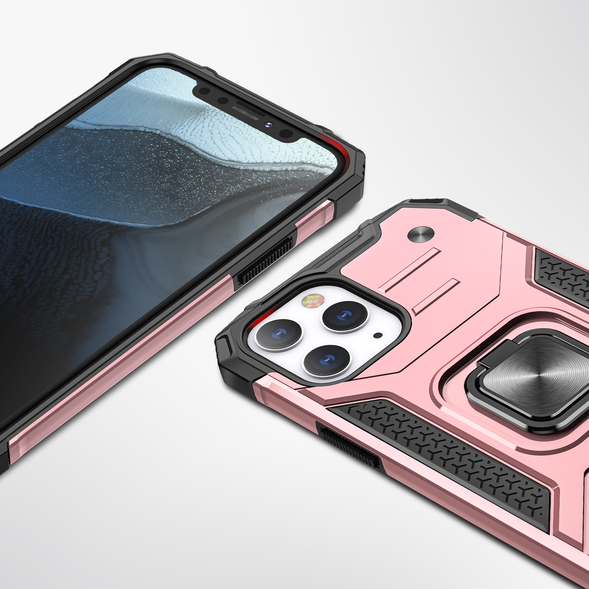 For Apple iPhone 12 /Pro Max Case Armor Hybrid Ring Holder Kickstand Shock Cover - Picture 39 of 41