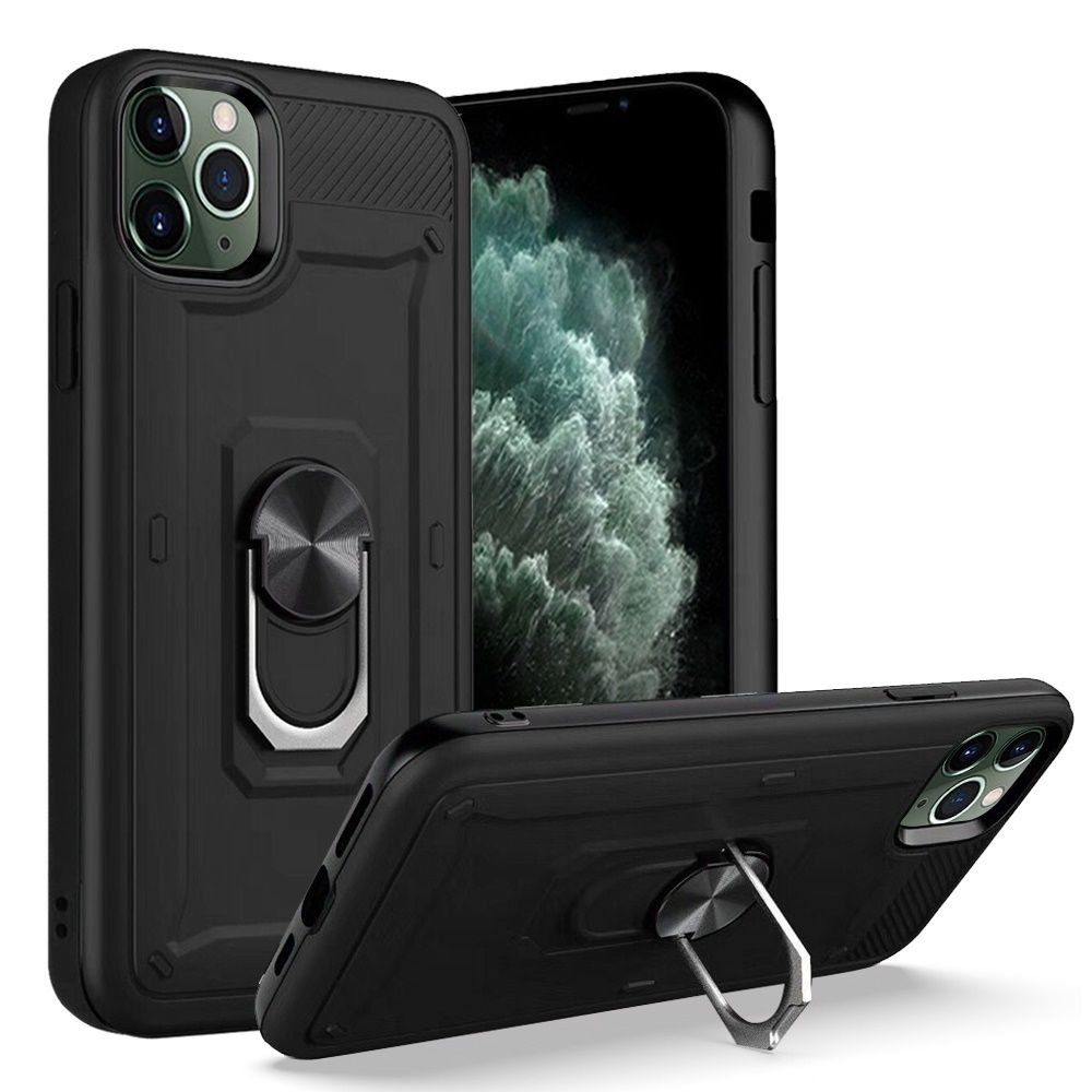For Apple iPhone 12 /Pro Max Mini Hybrid 2 in 1 Rotating Ring Stand Case Cover - Picture 11 of 39