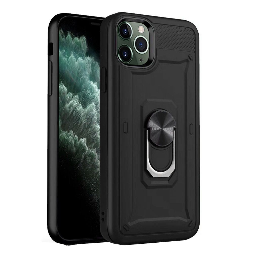 For Apple iPhone 12 /Pro Max Mini Hybrid 2 in 1 Rotating Ring Stand Case Cover - Picture 9 of 39
