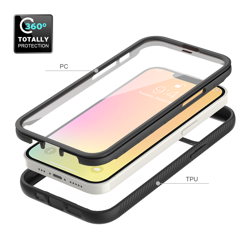 For Apple iPhone 11/12 /Pro Max Hybrid 360° Built-in Screen Protector Case Cover - Picture 15 of 33