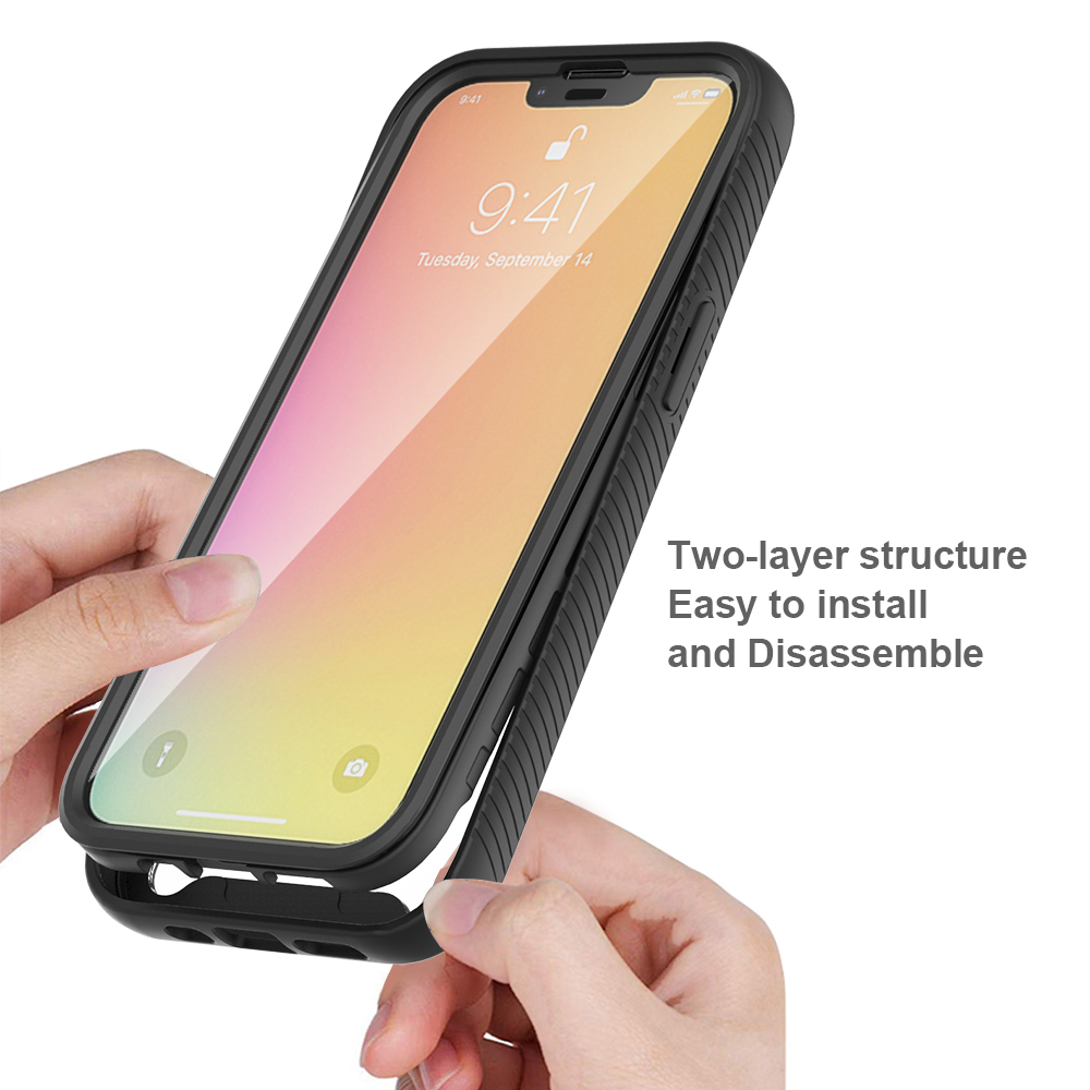 For Apple iPhone 11/12 /Pro Max Hybrid 360° Built-in Screen Protector Case Cover - Picture 14 of 33