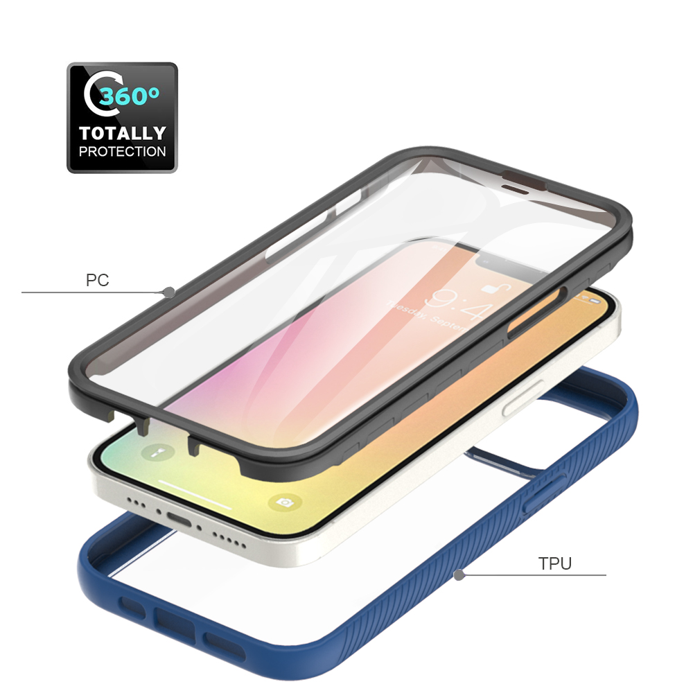 For Apple iPhone 11/12 /Pro Max Hybrid 360° Built-in Screen Protector Case Cover - Picture 21 of 33