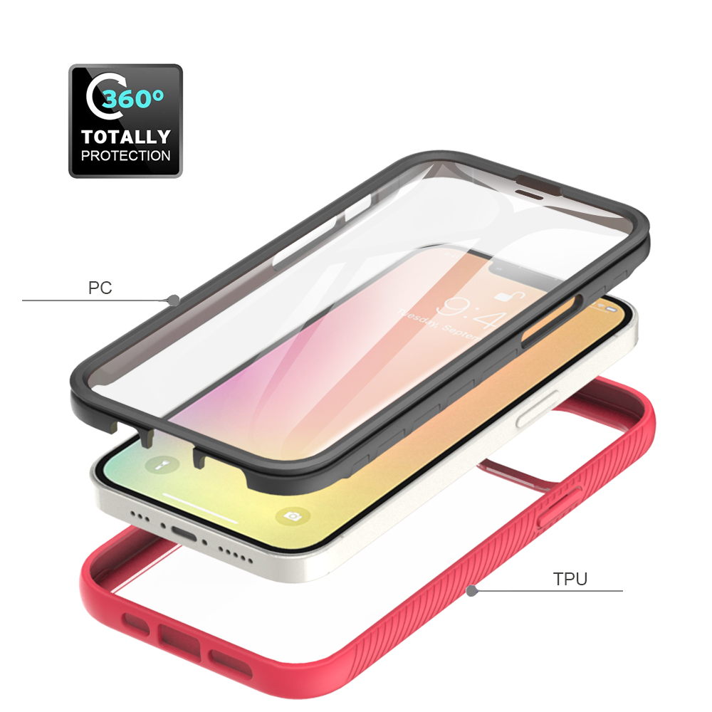 For Apple iPhone 11/12 /Pro Max Hybrid 360° Built-in Screen Protector Case Cover - Picture 29 of 33