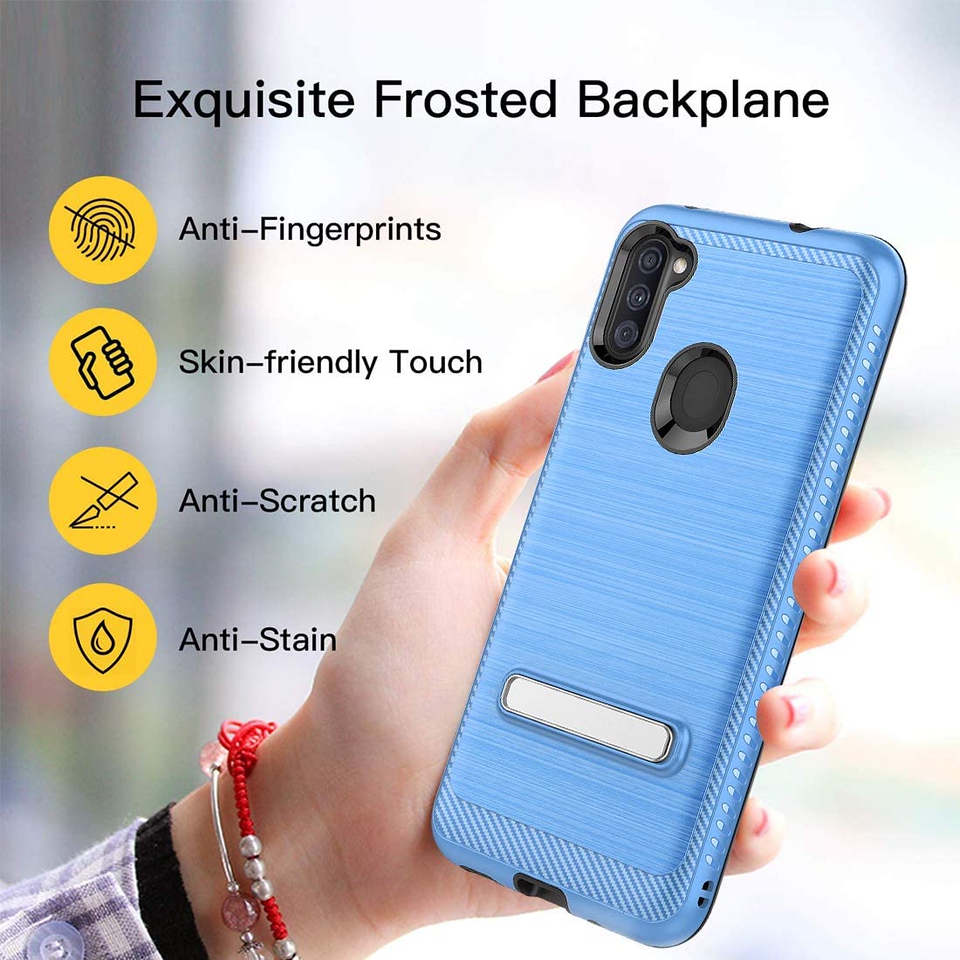 For Apple iPhone 13 Pro Max Brushed Hybrid Armor Carbon Fiber Sand Case Cover - Picture 20 of 29