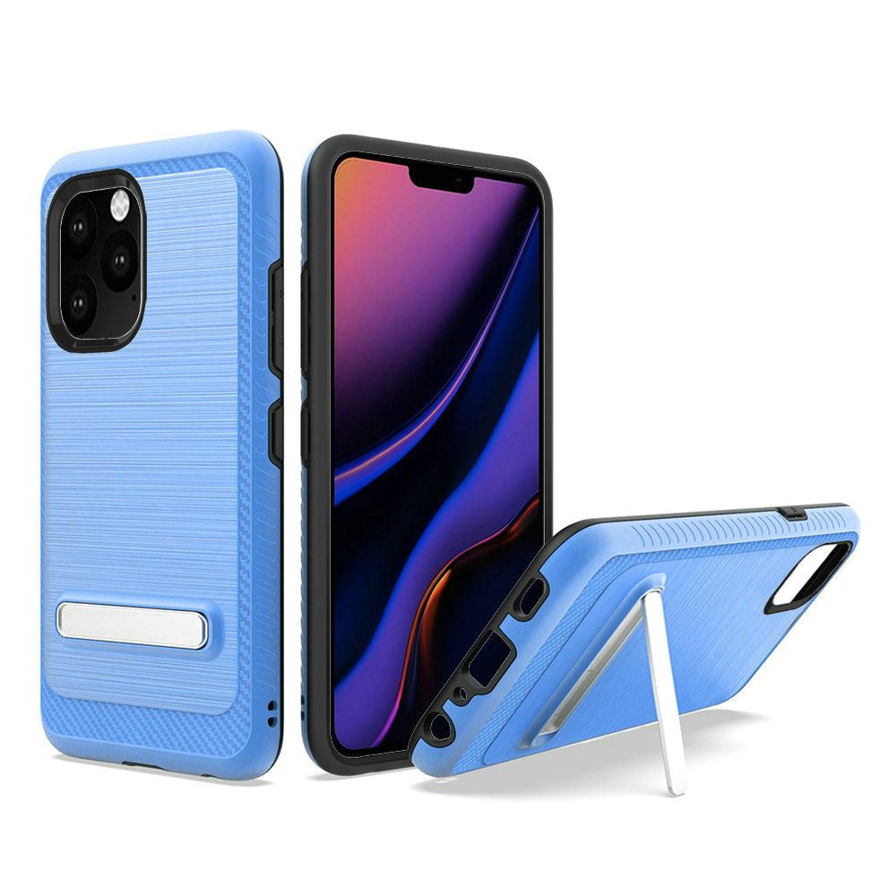For Apple iPhone 13 Pro Max Brushed Hybrid Armor Carbon Fiber Sand Case Cover - Picture 16 of 29