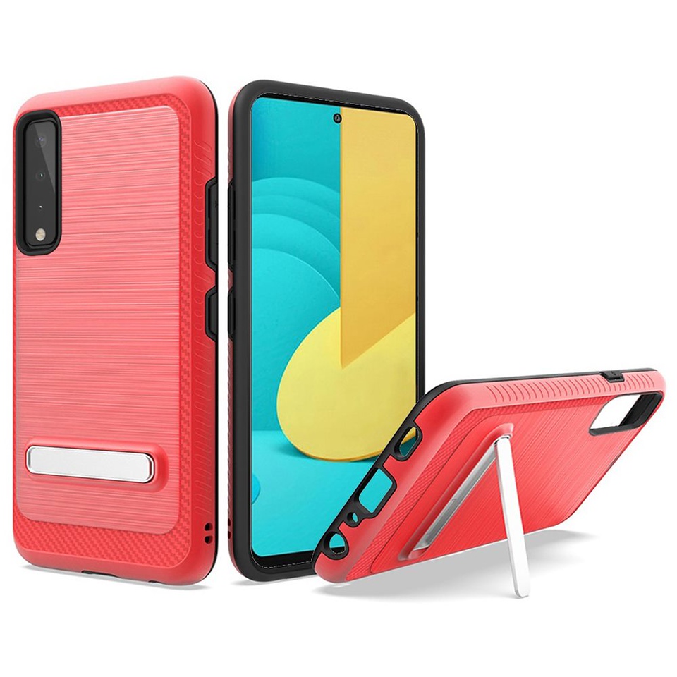 For Apple iPhone 13 Pro Max Brushed Hybrid Armor Carbon Fiber Sand Case Cover - Picture 25 of 29