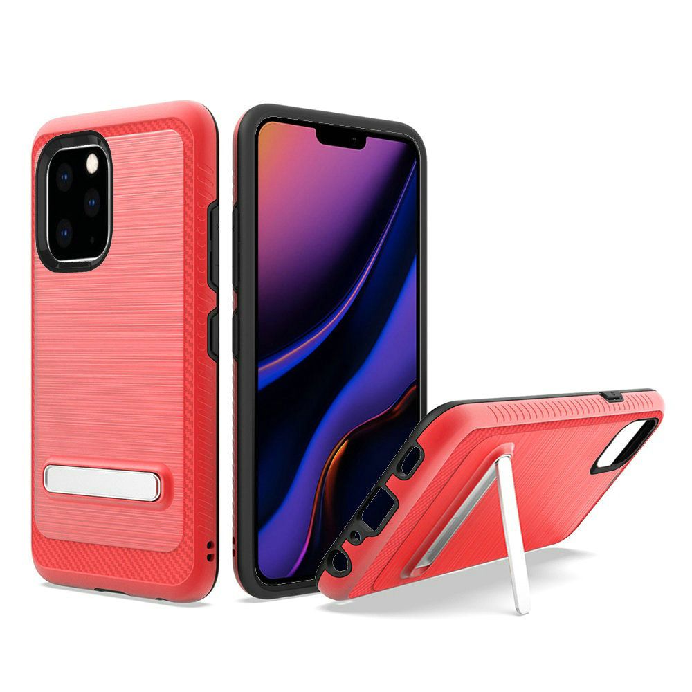 For Apple iPhone 13 Pro Max Brushed Hybrid Armor Carbon Fiber Sand Case Cover - Picture 23 of 29