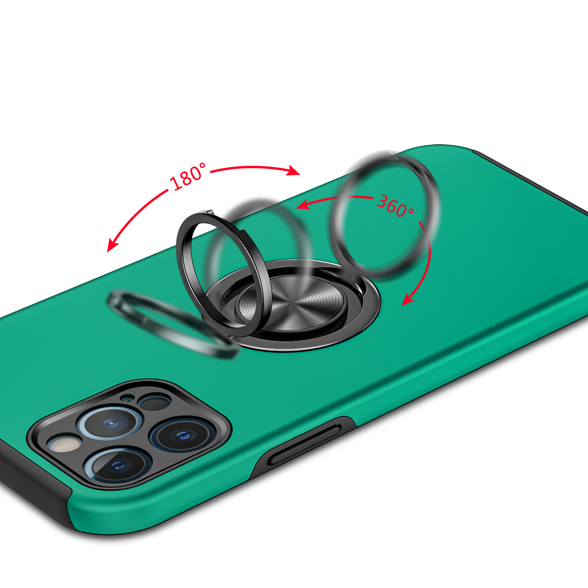 Für Apple iPhone 13 Pro Max Hybrid Drehbar Unsichtbar Ring Ständer TPU Case Hülle - Bild 28 von 57