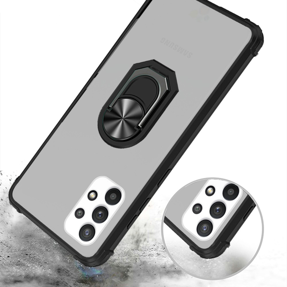 For Apple iPhone 13 Pro Max Clear Shockproof Hybrid Cover w/ Ring Kickstand Case - Bild 8 von 28