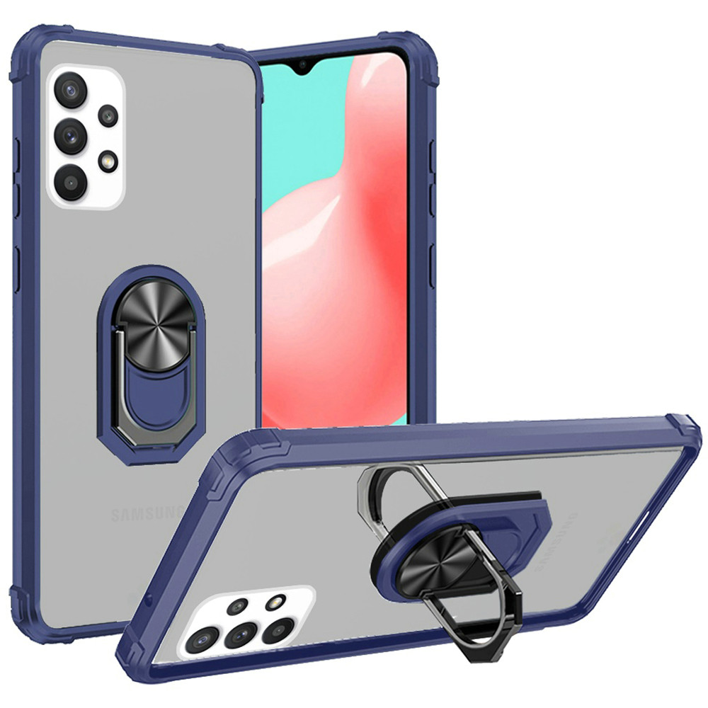 For Apple iPhone 13 Pro Max Clear Shockproof Hybrid Cover w/ Ring Kickstand Case - Bild 16 von 28