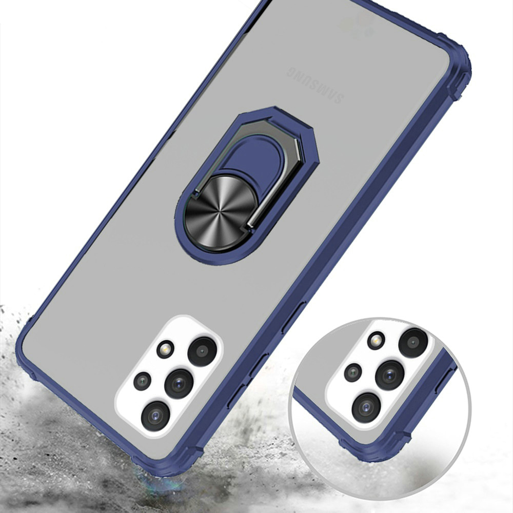 For Apple iPhone 13 Pro Max Clear Shockproof Hybrid Cover w/ Ring Kickstand Case - Bild 14 von 28