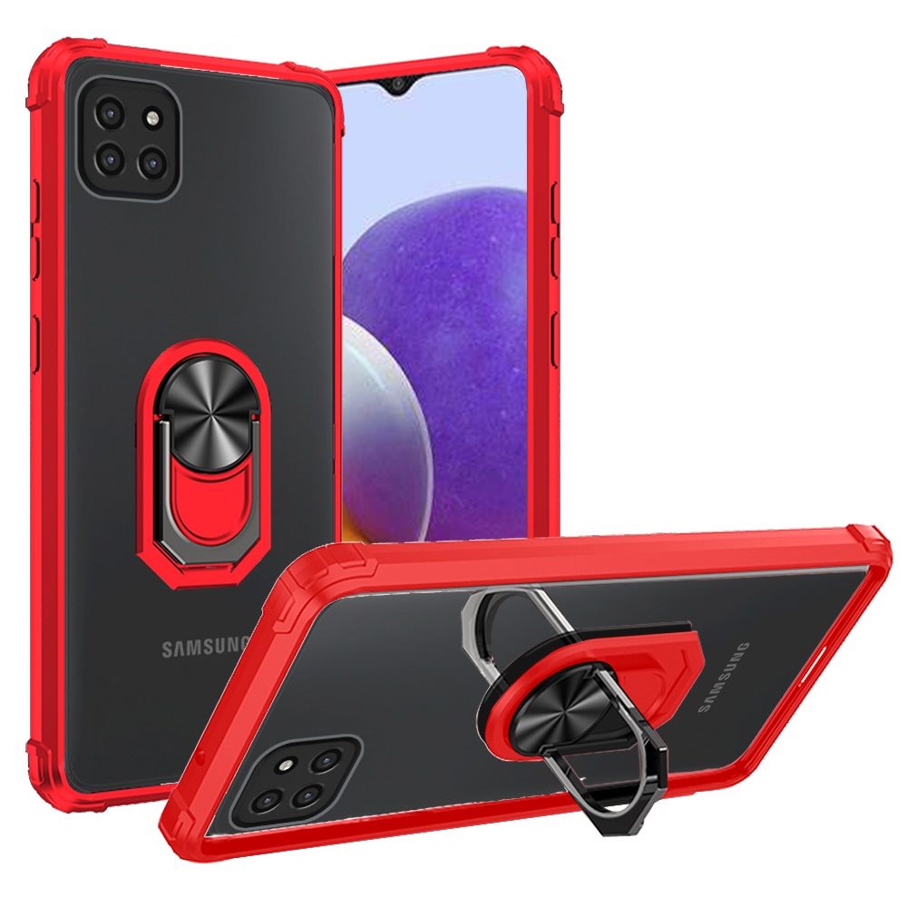 For Apple iPhone 13 Pro Max Clear Shockproof Hybrid Cover w/ Ring Kickstand Case - Bild 20 von 28