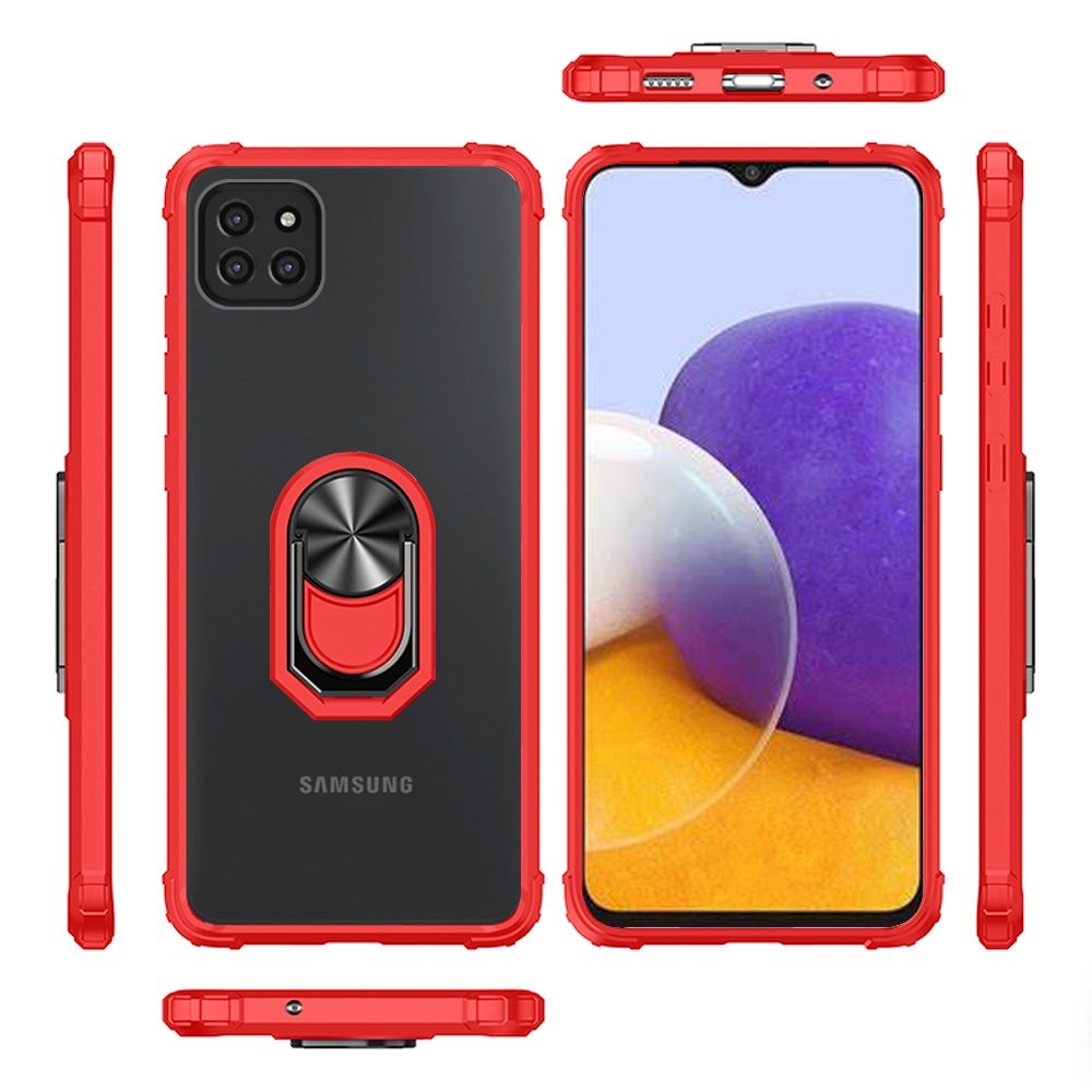 For Apple iPhone 13 Pro Max Clear Shockproof Hybrid Cover w/ Ring Kickstand Case - Bild 22 von 28
