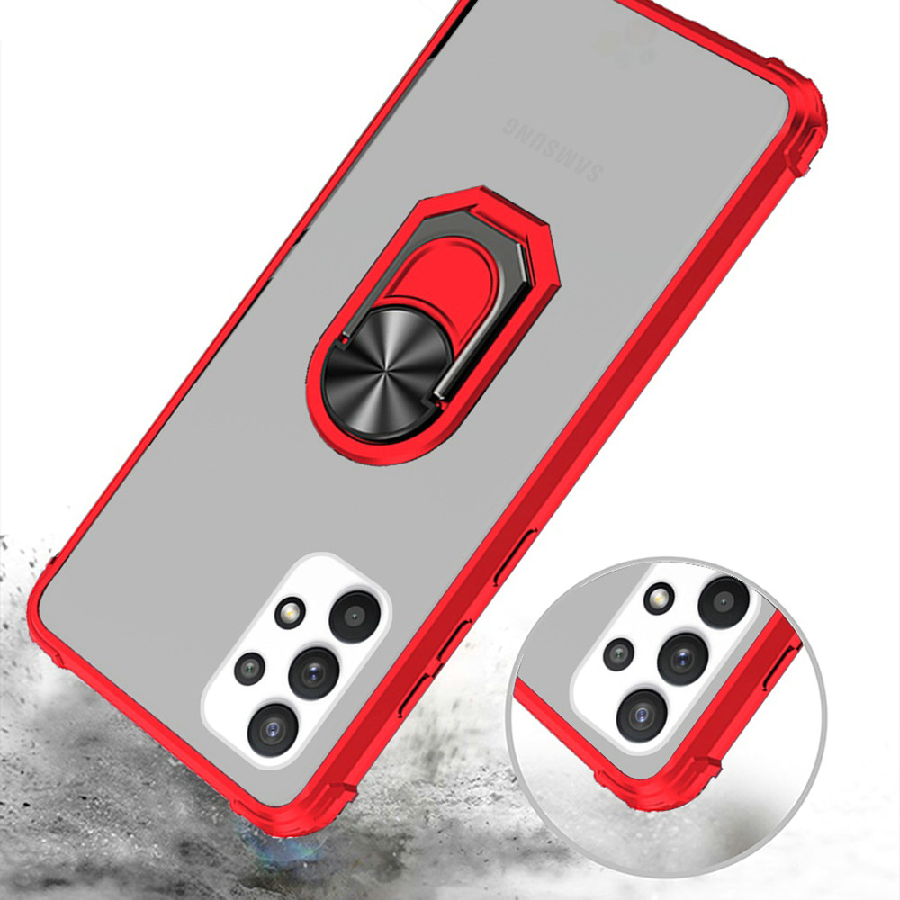 For Apple iPhone 13 Pro Max Clear Shockproof Hybrid Cover w/ Ring Kickstand Case - Bild 26 von 28