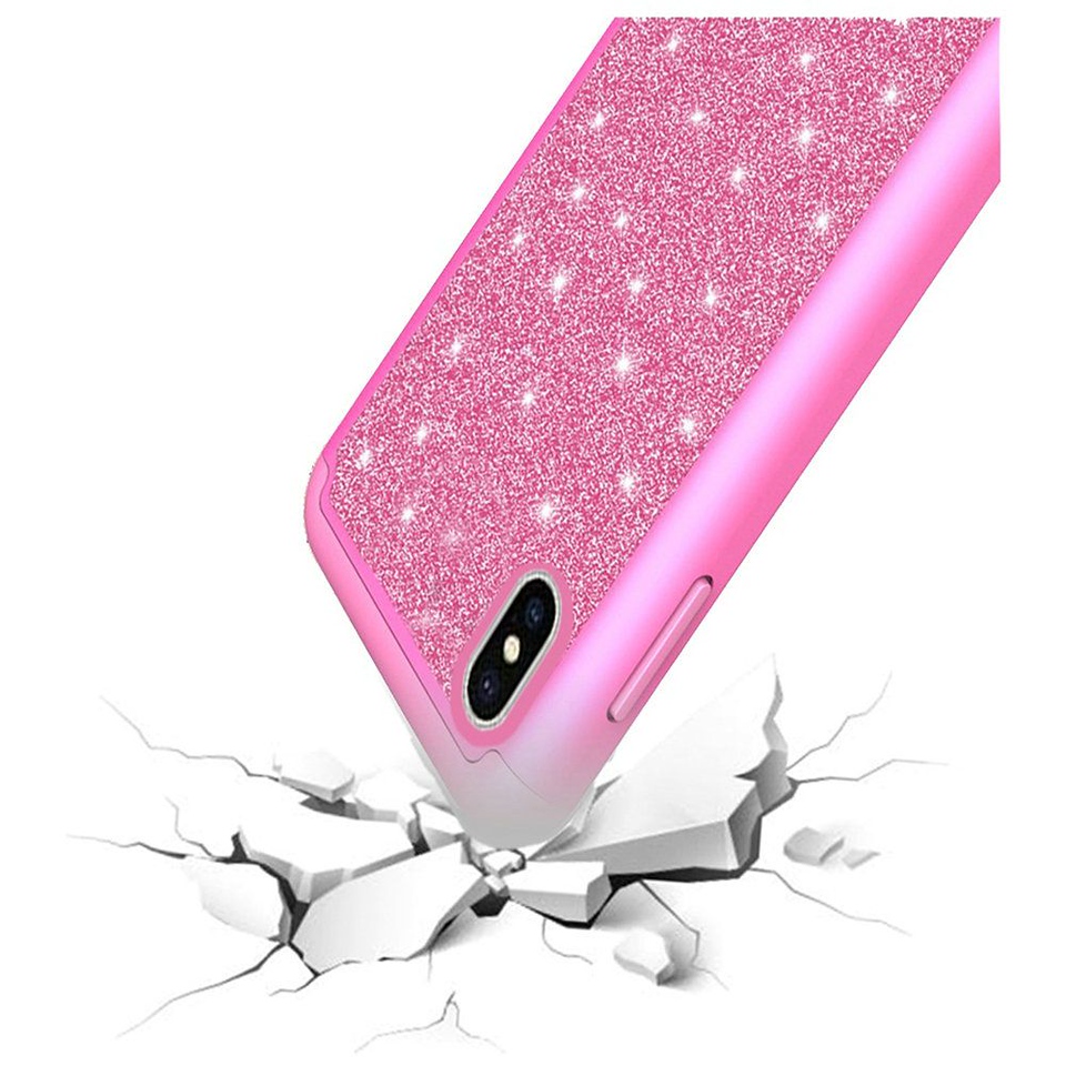 For Apple iPhone 13 Pro Max Glitter Bling Hybrid Rhinestone Rugged Case Cover - Picture 18 of 37