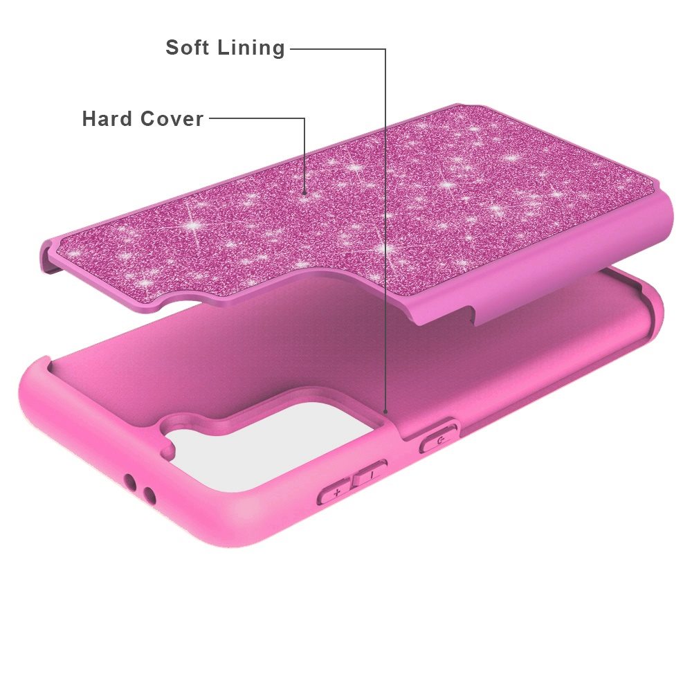 For Apple iPhone 13 Pro Max Glitter Bling Hybrid Rhinestone Rugged Case Cover - Picture 14 of 37