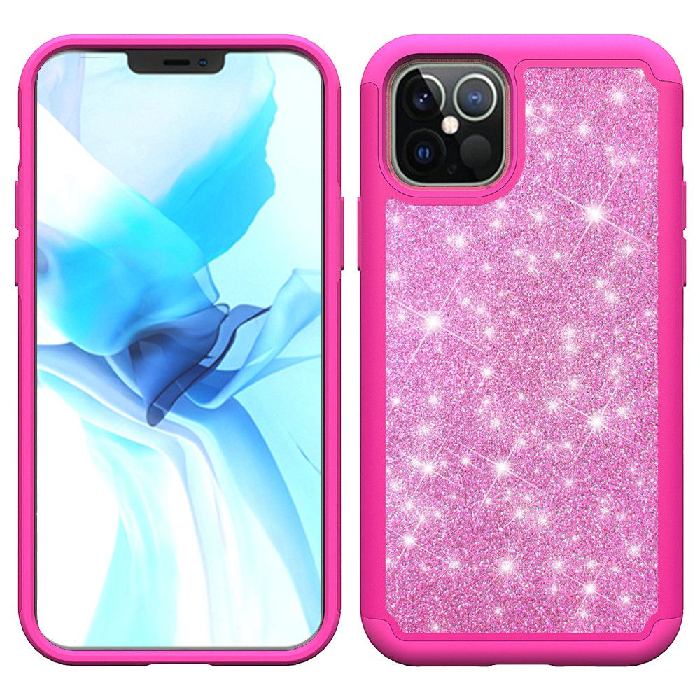 For Apple iPhone 13 Pro Max Glitter Bling Hybrid Rhinestone Rugged Case Cover - Picture 11 of 37