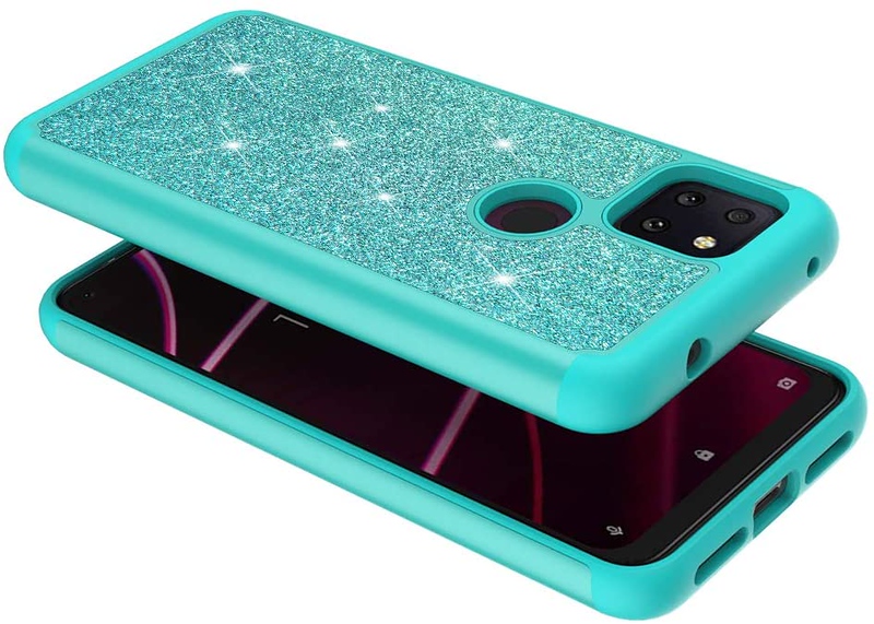For Apple iPhone 13 Pro Max Glitter Bling Hybrid Rhinestone Rugged Case Cover - Picture 36 of 37