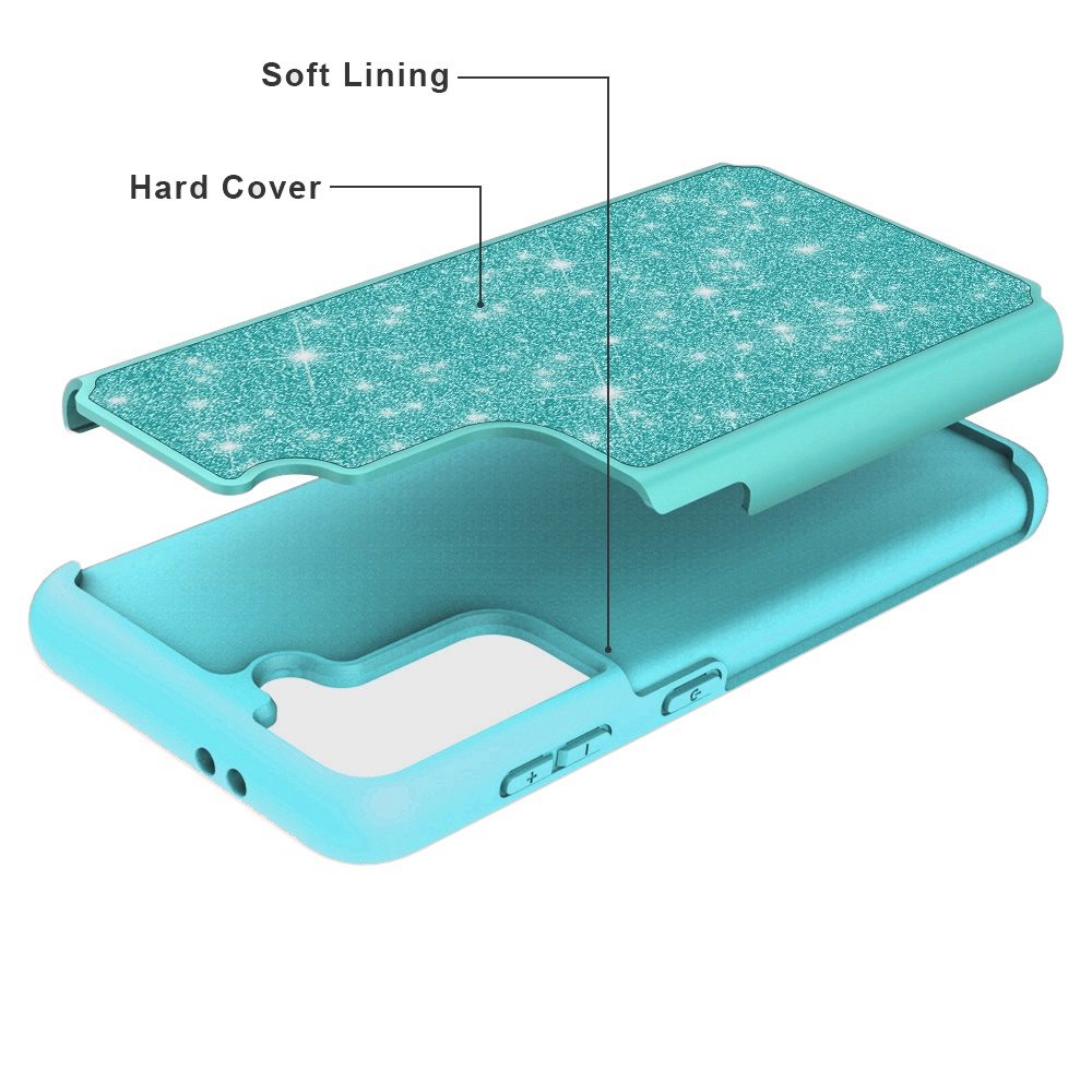 For Apple iPhone 13 Pro Max Glitter Bling Hybrid Rhinestone Rugged Case Cover - Picture 31 of 37