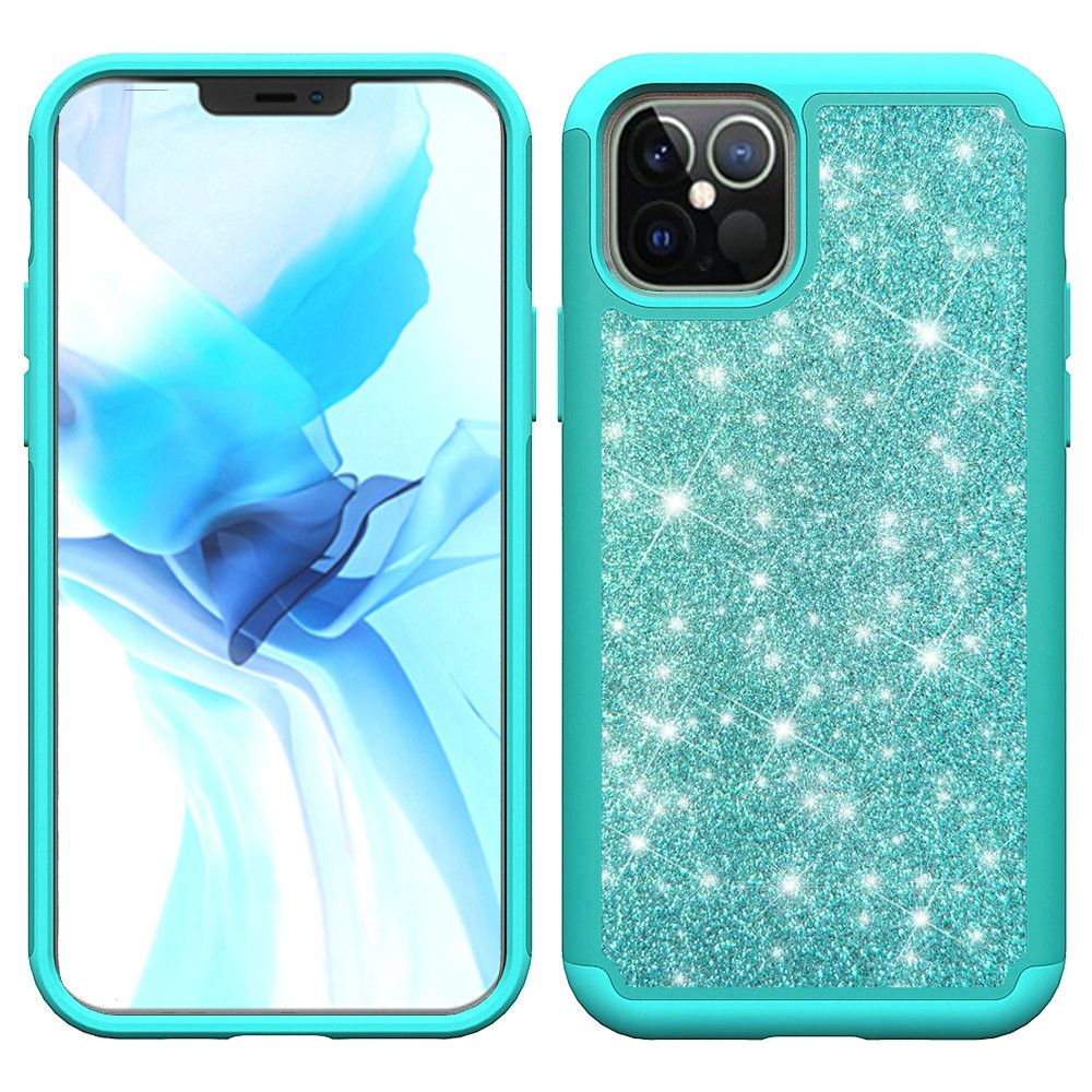 For Apple iPhone 13 Pro Max Glitter Bling Hybrid Rhinestone Rugged Case Cover - Picture 29 of 37