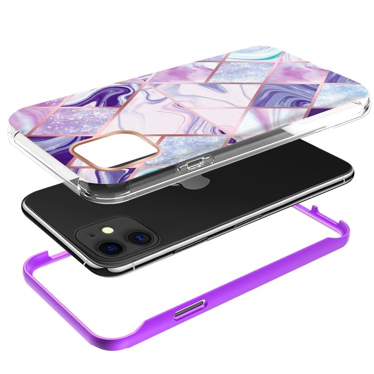 For Apple iPhone 13 Hybrid Shockproof Design IMD 2in1 Hard TPU Frame Case Cover - Picture 25 of 56