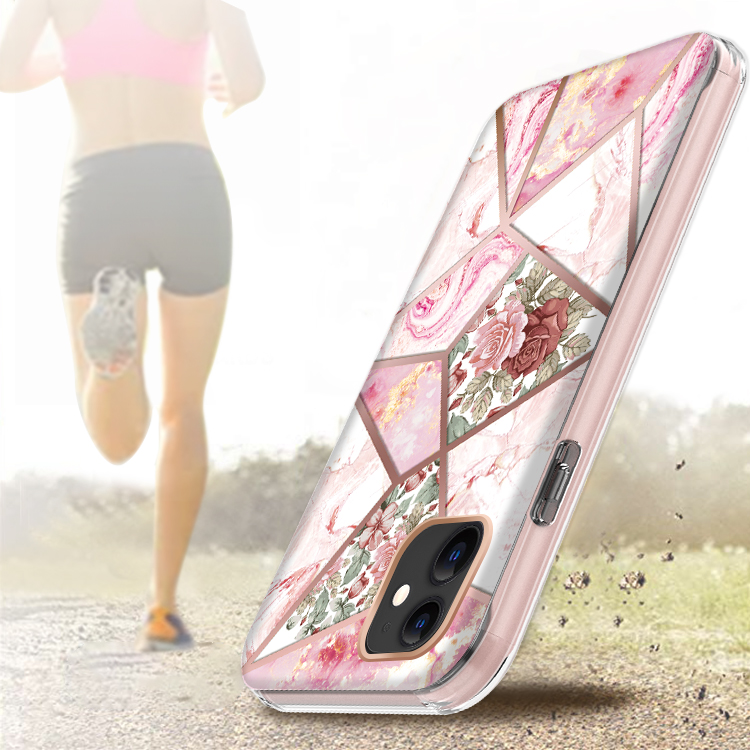 For Apple iPhone 13 Hybrid Shockproof Design IMD 2in1 Hard TPU Frame Case Cover - Picture 51 of 56