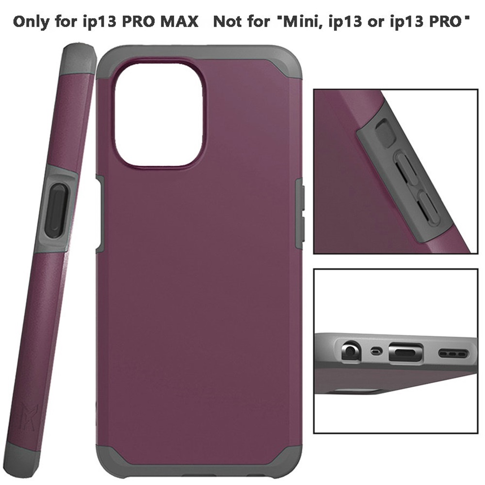 Für Apple iPhone 13 / Pro Max Mini Slim Hybrid Dual Layer PC TPU Armor Case Hülle - Bild 52 von 73