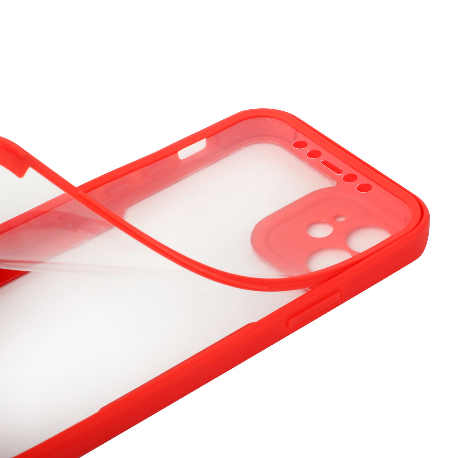 For Apple iPhone 13 Clear Case with PET Screen Protector Slim Full Body Cover - Picture 12 of 17