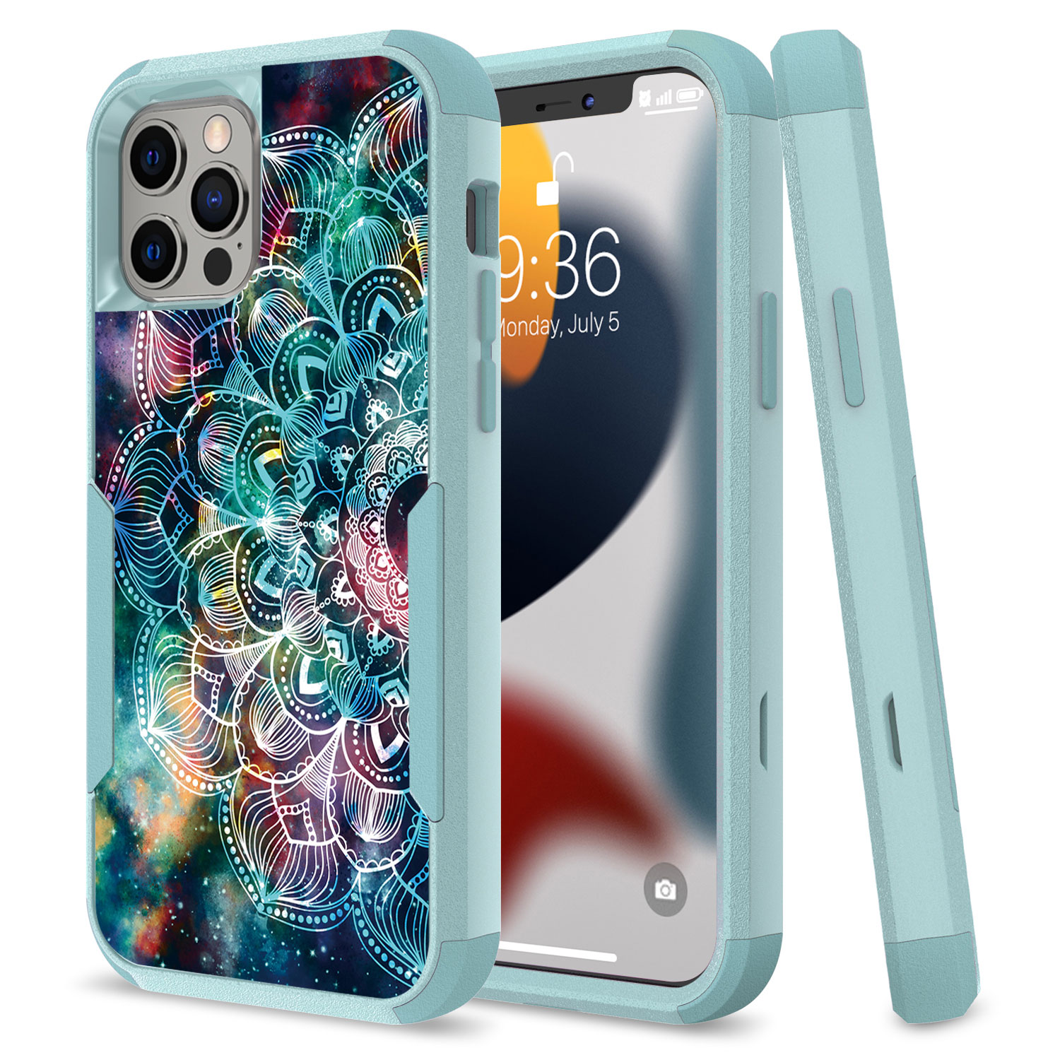 Per Apple iPhone 13 Pro design custodia rigida antiurto ibrida 3in1 resistente - Foto 19 di 29