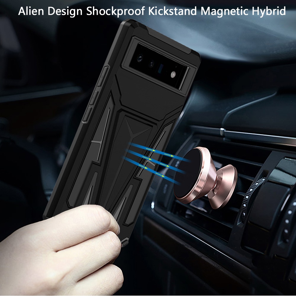 For Apple iPhone 14 /Plus Pro Max Heavy Duty Hybrid Kickstand Rugged Case Cover - Picture 15 of 31