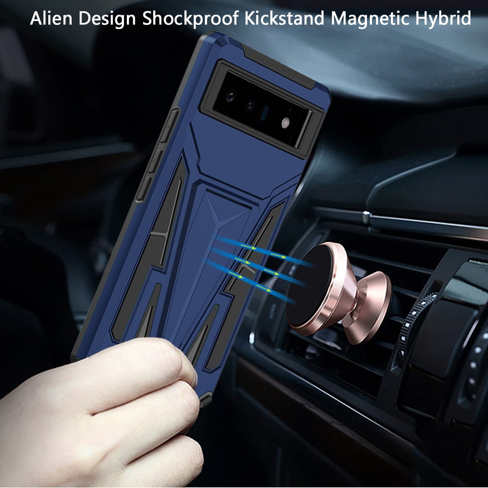 For Apple iPhone 14 /Plus Pro Max Heavy Duty Hybrid Kickstand Rugged Case Cover - Picture 23 of 31