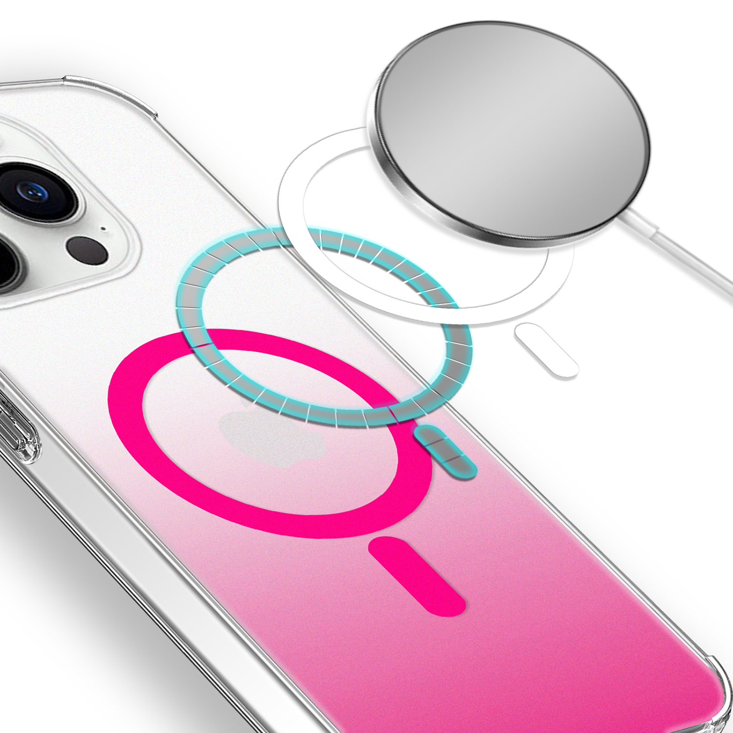 Für Apple iPhone 14/Plus Pro Max Hybrid mattiert mit MagSafe kabellosem Laden - Bild 20 von 30