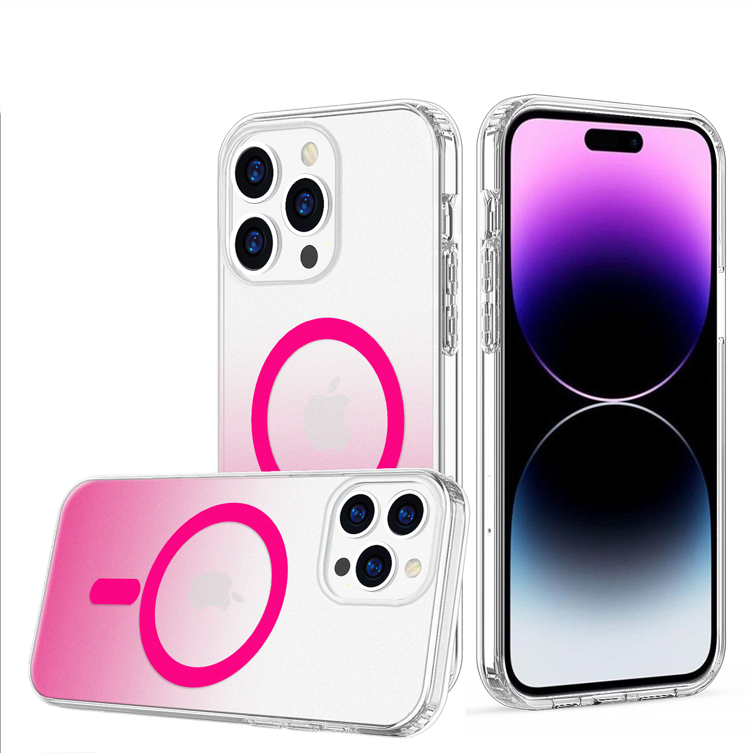 Für Apple iPhone 14/Plus Pro Max Hybrid mattiert mit MagSafe kabellosem Laden - Bild 16 von 30