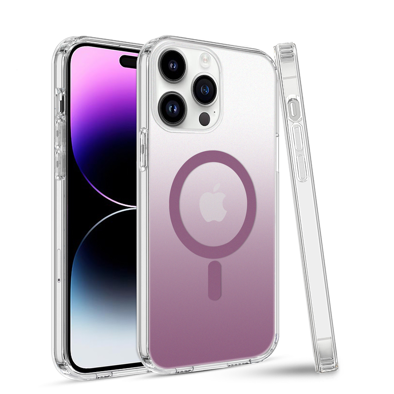 Für Apple iPhone 14/Plus Pro Max Hybrid mattiert mit MagSafe kabellosem Laden - Bild 25 von 30