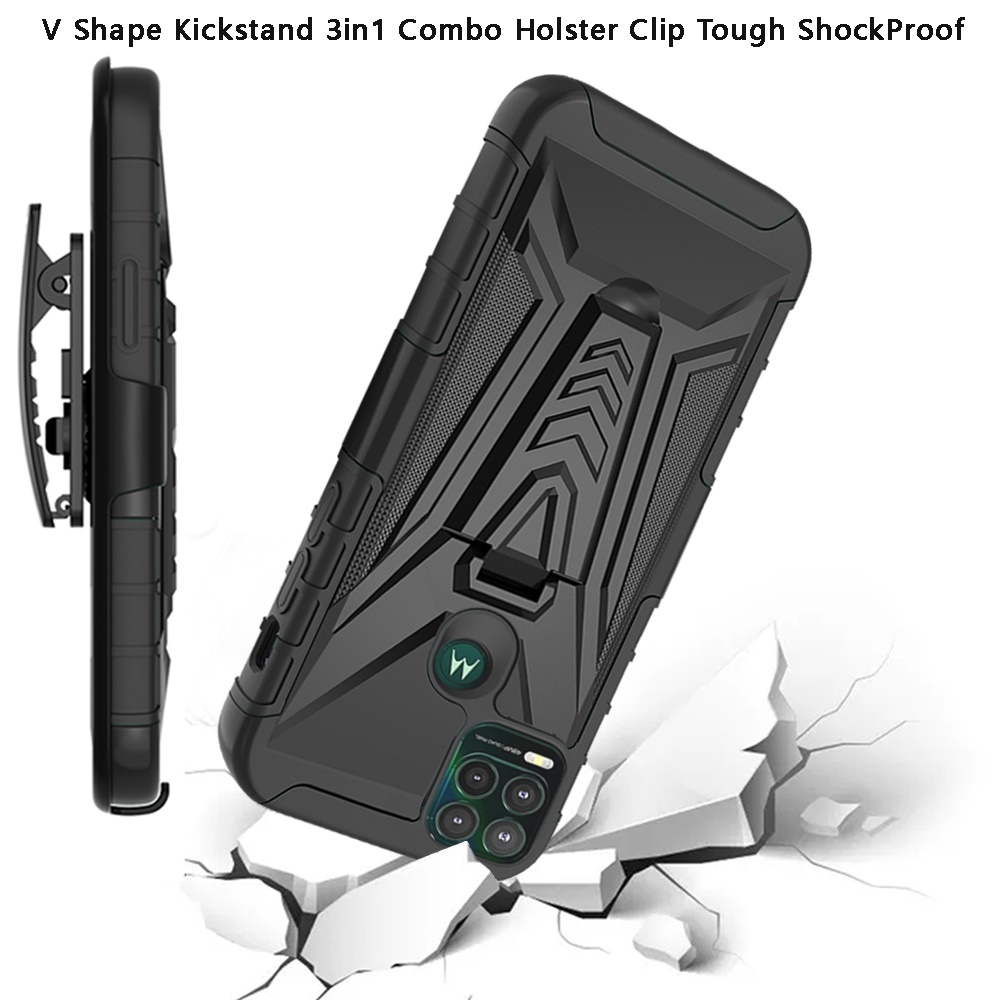 For Apple iPhone 14 /Plus Pro Max Combo Belt Clip Holster Hybrid Hard Case Cover - Picture 15 of 29