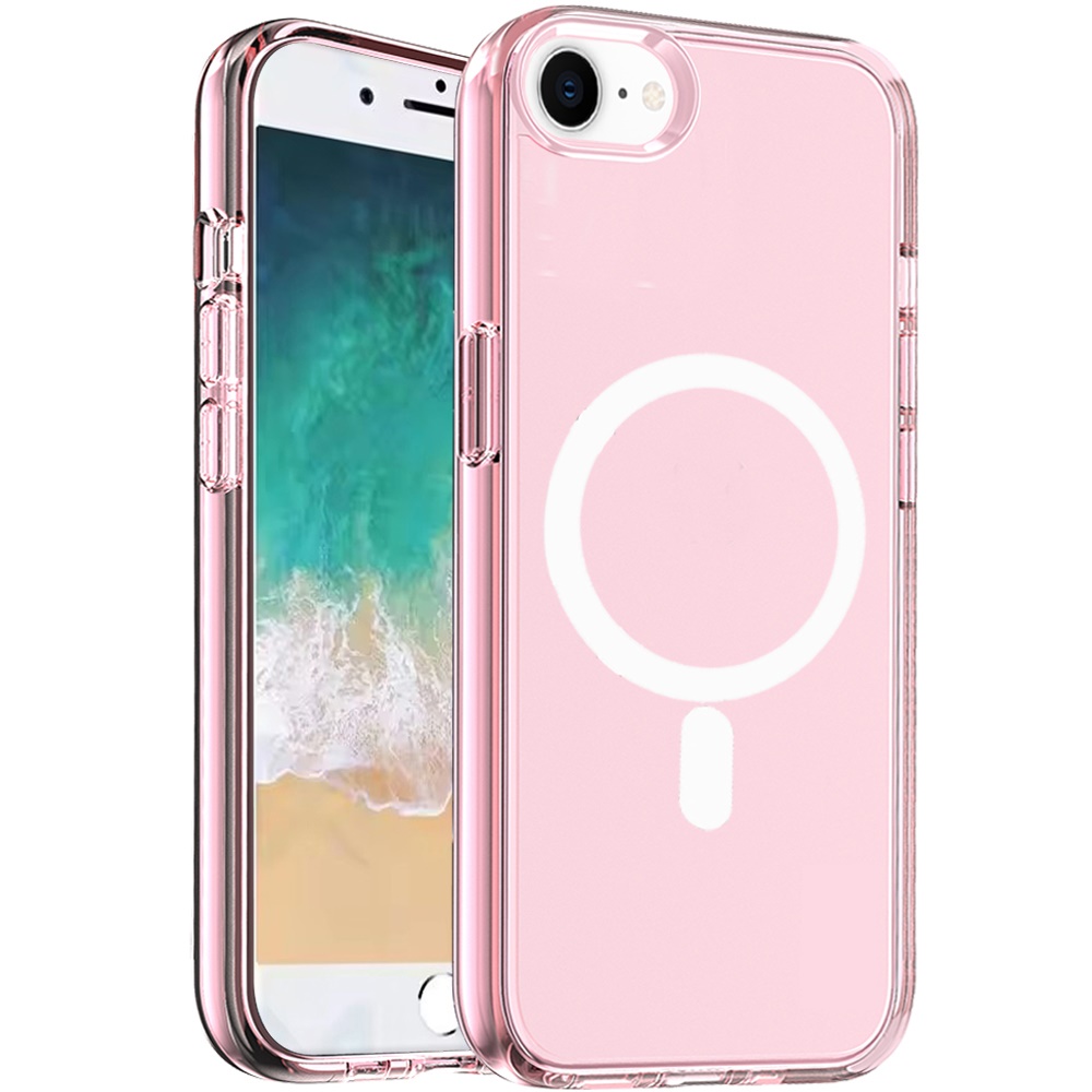 For Apple iPhone 16e MagSafe Compatible Clear TPU Rubber Hybrid Case Cover - Picture 2 of 39