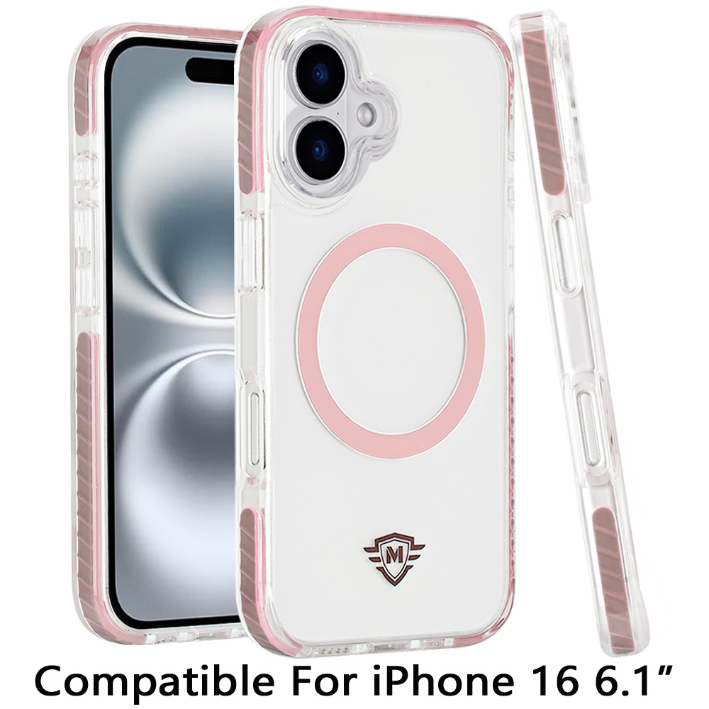 For Apple iPhone 16 Pro Max Hybrid TPU Frame Compatible with