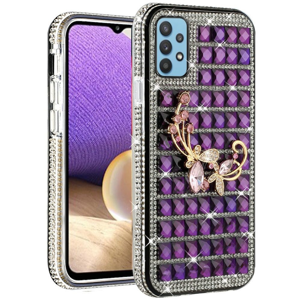 Funda rígida con joyas de diamantes brillantes para Apple iPhone 8/7/6s/6/SE 2da generación 3D - Imagen 86 de 253