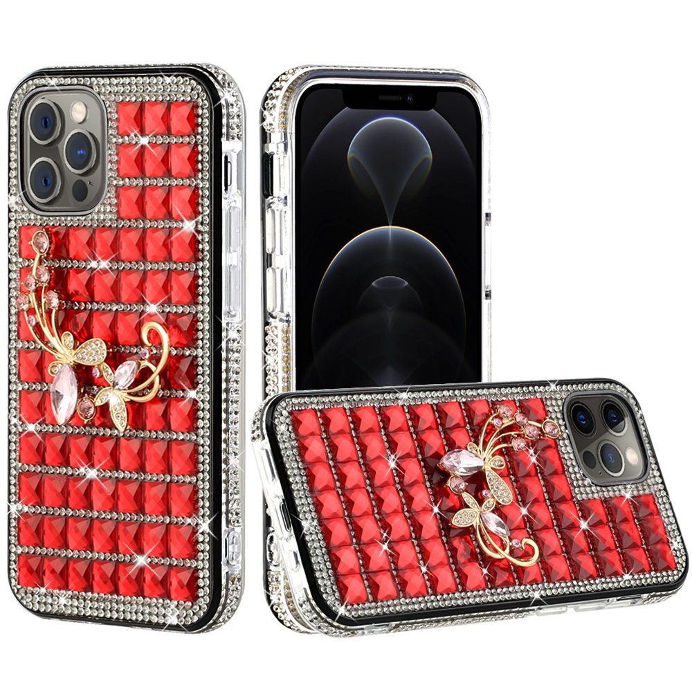 Funda rígida con joyas de diamantes brillantes para Apple iPhone 8/7/6s/6/SE 2da generación 3D - Imagen 107 de 253