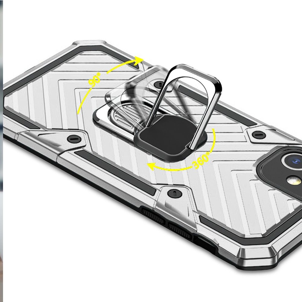 Per Apple iPhone SE 2020 Custodia Anello Supporto 360° Doppio Strato TPU Hybrid Cover - Foto 34 di 34