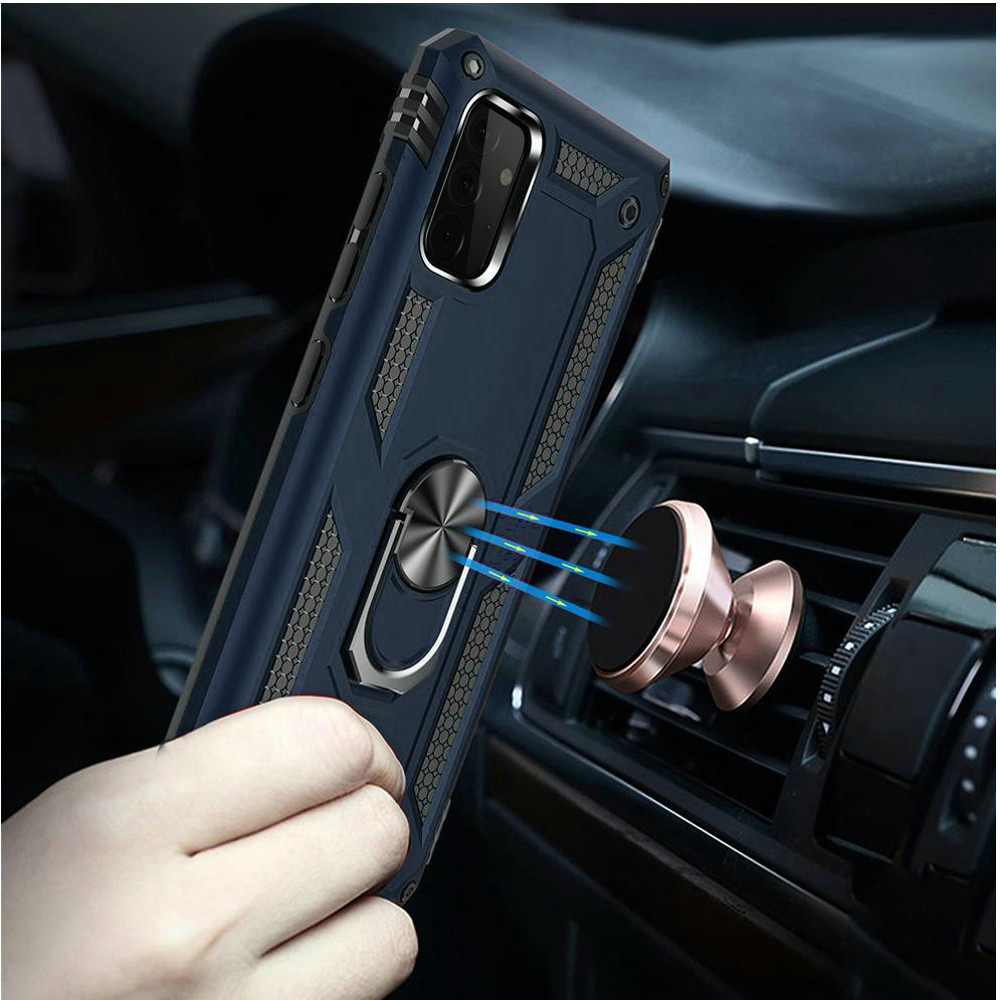 For Apple iPhone SE 3 (2022) SE/8/7 Hybrid Armor 2in1 Ring Stand Hard Case Cover - Picture 22 of 78